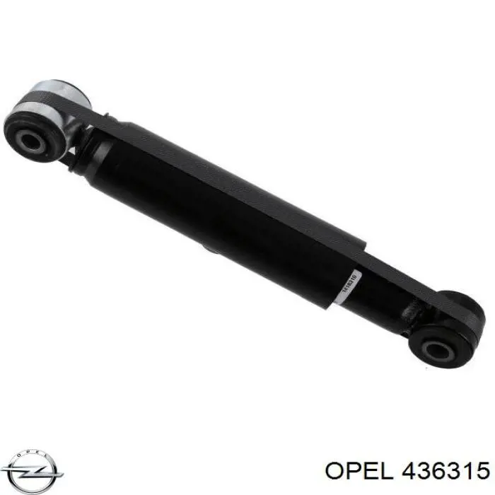 436315 Opel Амортизаторы задние