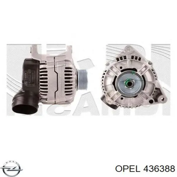 Стойка амортизатора задняя Opel 436388 цена, от 18.81 USD