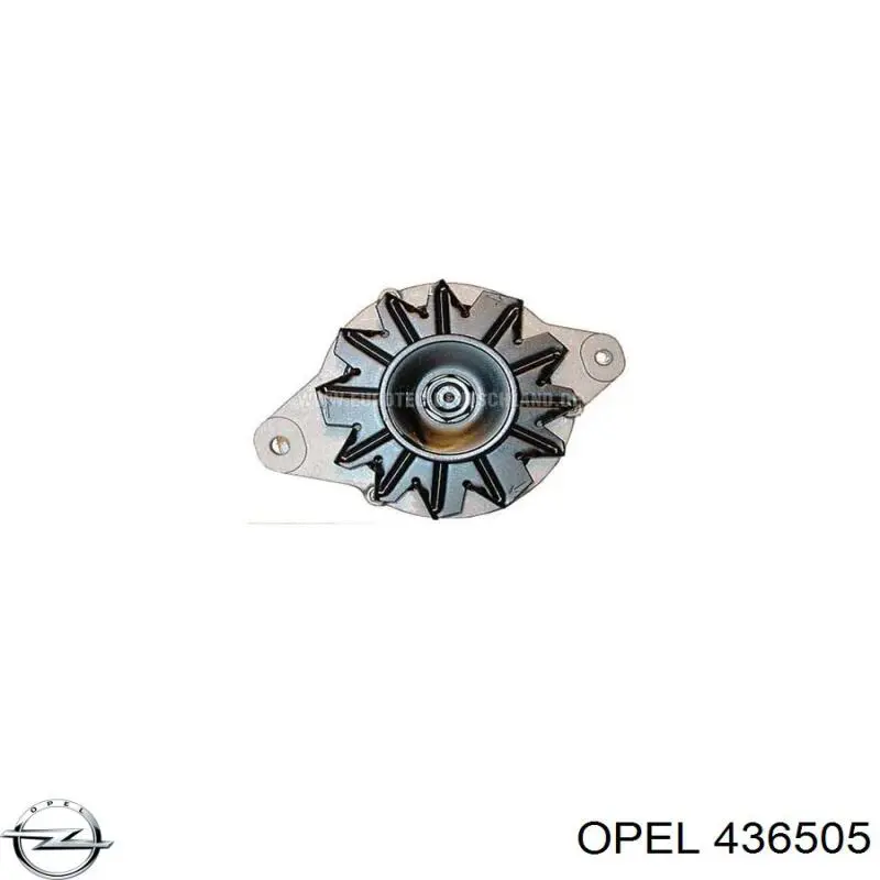 436505 Opel pára-choque (grade de proteção de amortecedor traseiro + bota de proteção)