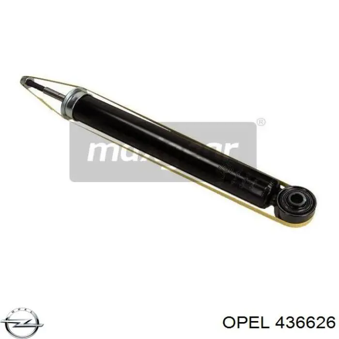 436626 Opel амортизатор задний