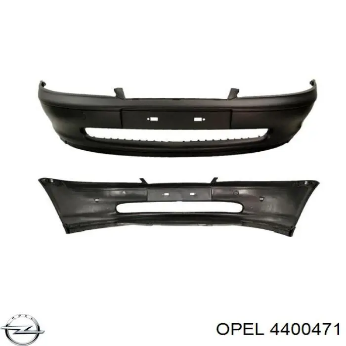 4400471 Opel pára-choque dianteiro