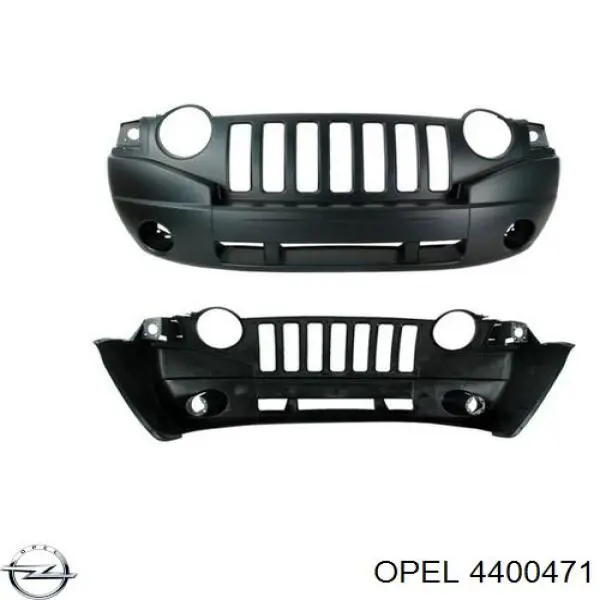 Бампер на авто Opel 4400471 цена, от 78.94 USD