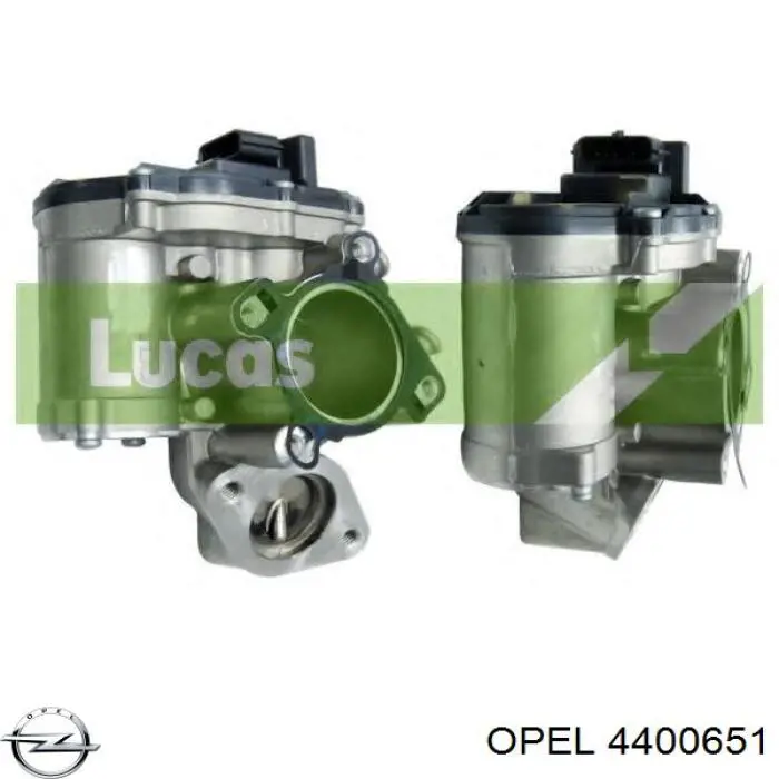 Клапан EGR, рециркуляции газов Opel 4400651