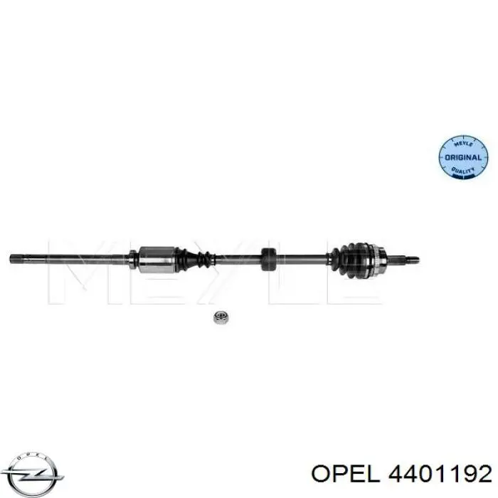 4401192 Opel полуось (привод передняя правая)