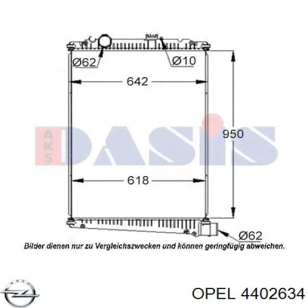 Купить 4402634 Opel Выпускной клапан
