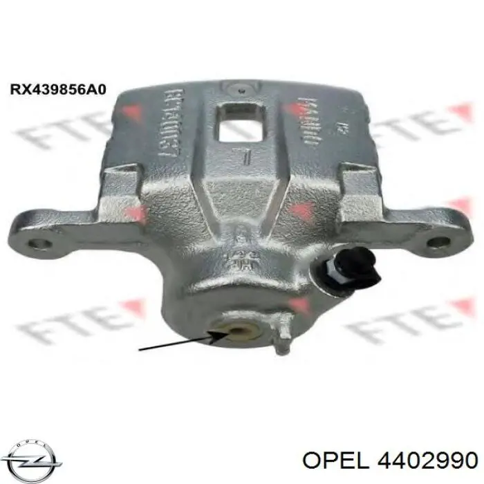 Тормозной суппорт Opel 4402990 цена, от 53.55 USD