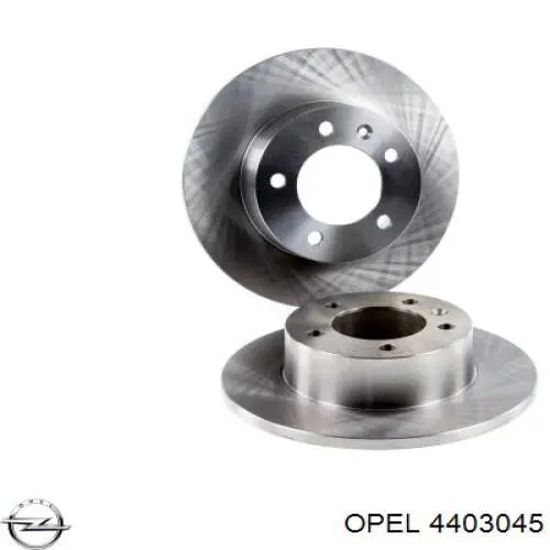 Задний тормозной диск Opel 4403045 цена, от 36.72 USD