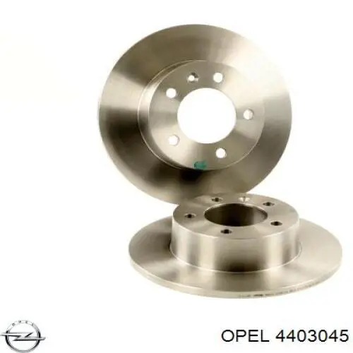 Купить 4403045 Opel Диск тормозной задний