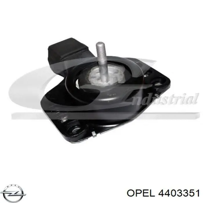 4403351 Opel подушка (опора двигателя правая)