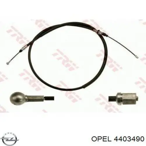 Задний трос ручника 4403490 Opel