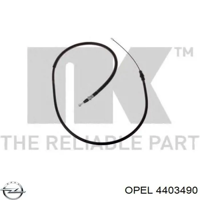 Задний трос ручника Opel 4403490 цена, от 7.93 USD