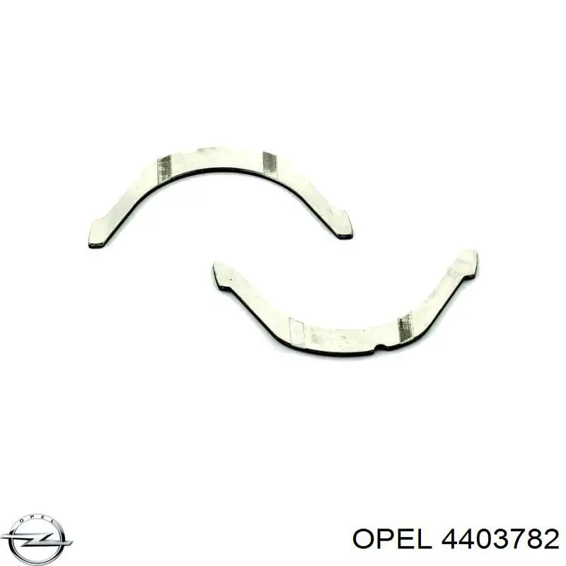 4403782 Opel полукольцо упорное (разбега коленвала, STD, комплект)