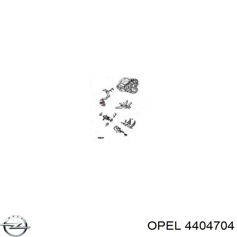 Втулка рычага кпп Opel 4404704 цена, от 1.04 USD