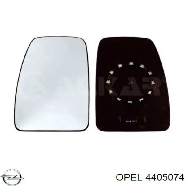 Зеркальный элемент водительского зеркала Opel 4405074 цена, от 13.76 USD
