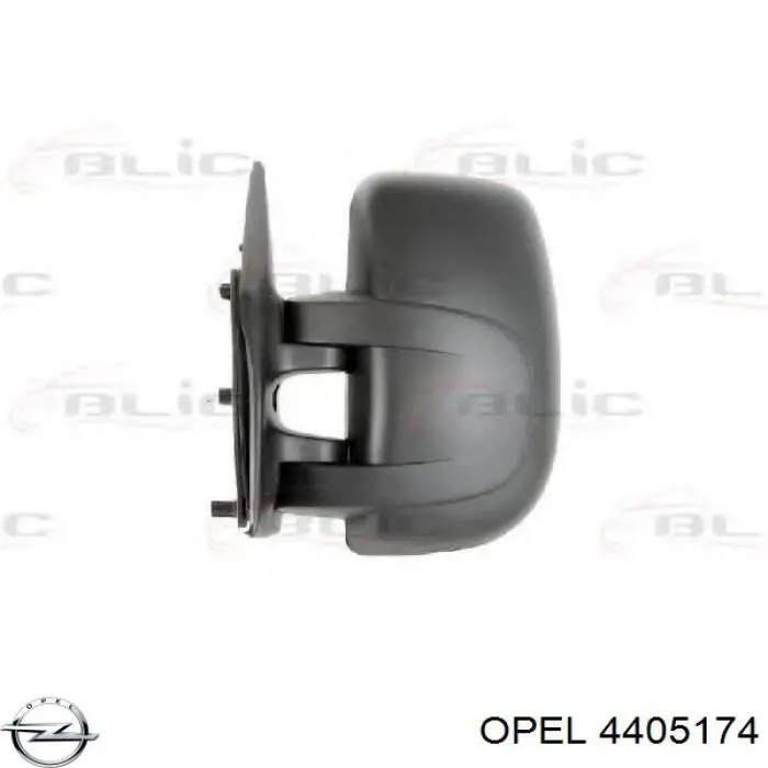 Левое боковое зеркало 4405174 Opel