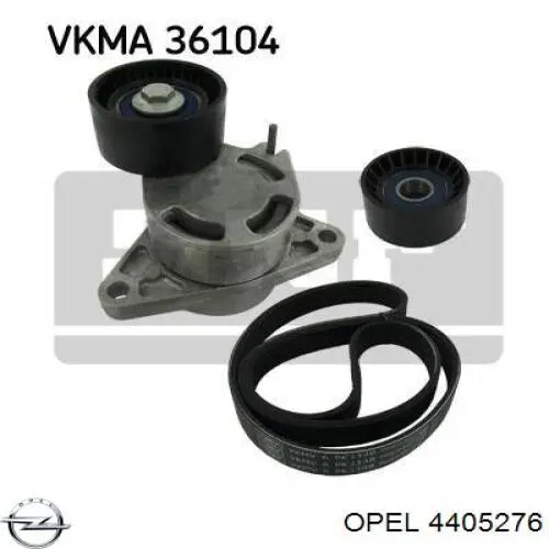 4405276 Opel Натяжитель клинового ремня