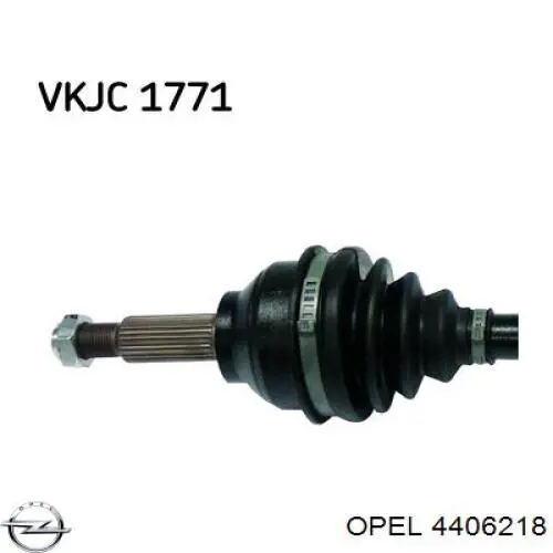 Привод передний левый Opel 4406218 цена, от 78.63 USD