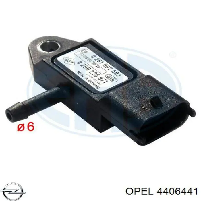 4406441 Opel датчик давления наддува