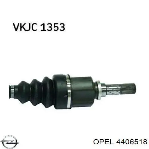 Граната колесная Opel 4406518 цена, от 36.34 USD