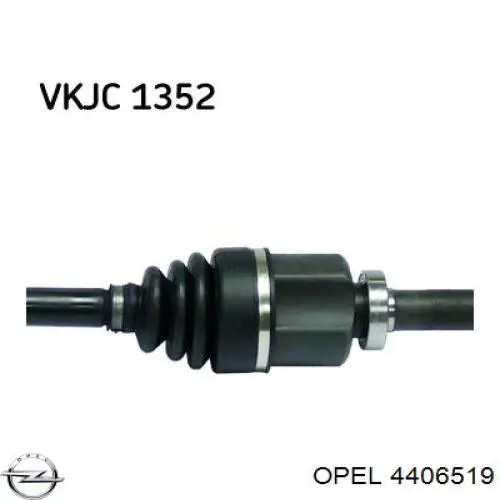 Привод передний правый Opel 4406519 цена, от 110.52 USD