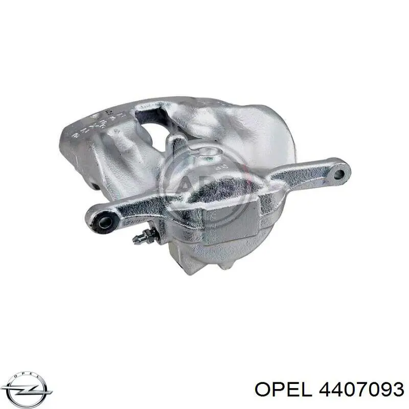 Суппорт тормозной передний правый 4407093 Opel