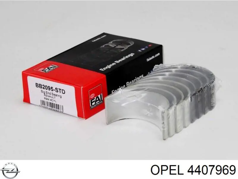 4407969 Opel Комплект подшипников скольжения