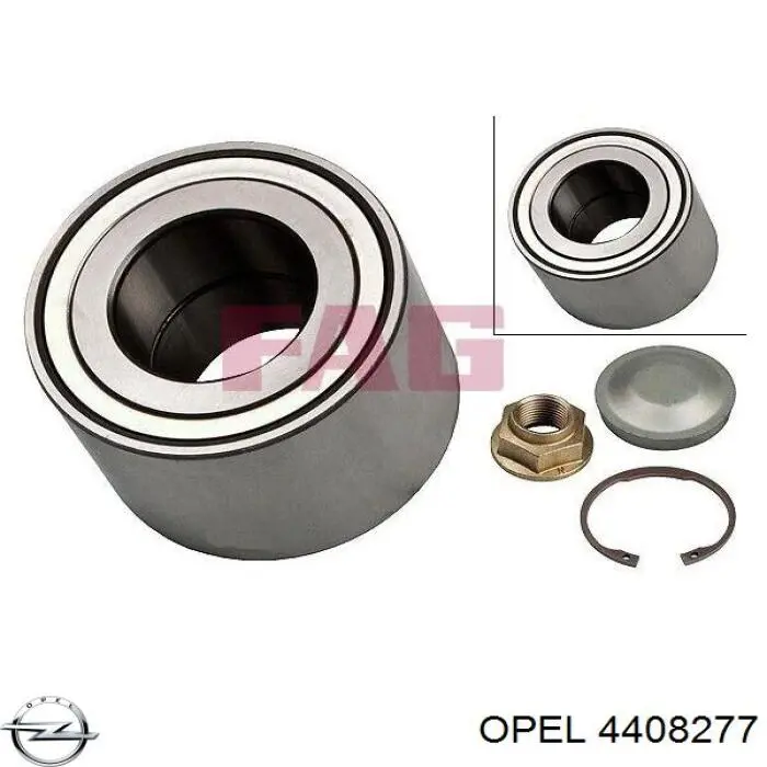4408277 Opel Дисковый тормоз