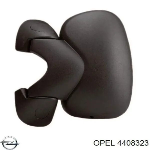 Зеркальный элемент левый Opel 4408323