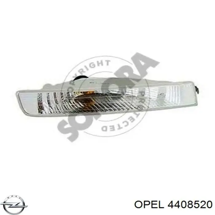 Правый указатель поворота Opel 4408520 цена, от 21.43 USD