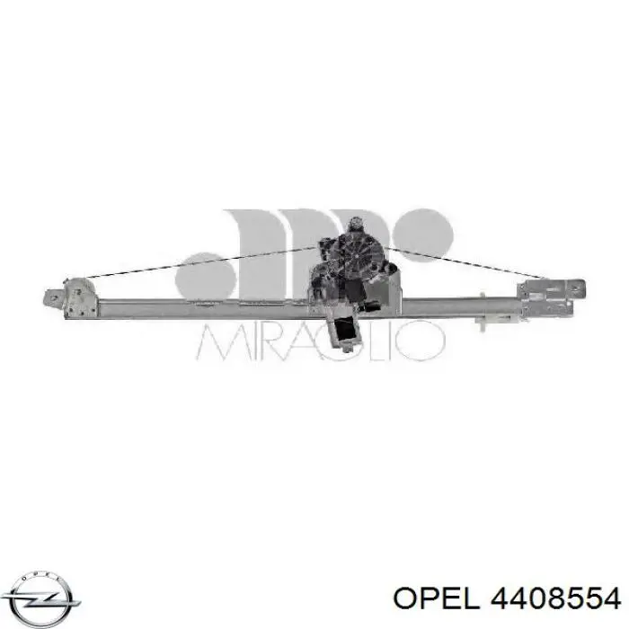 Купить 4408554 Opel Подъемник механический ветрового стекла