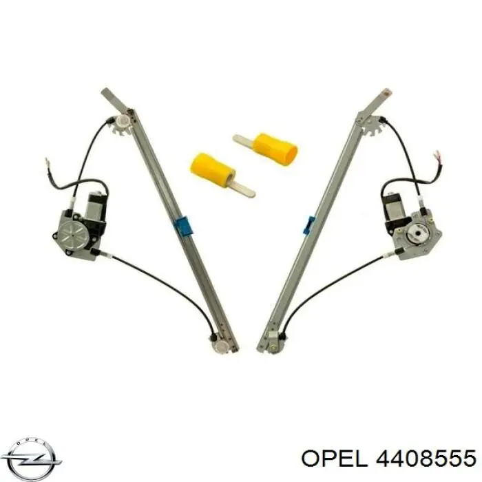 4408555 Opel механизм стеклоподъемника двери передней правой