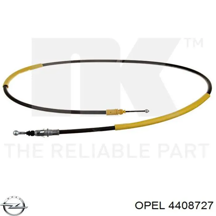 Купить 4408727 Opel Задний правый трос ручника