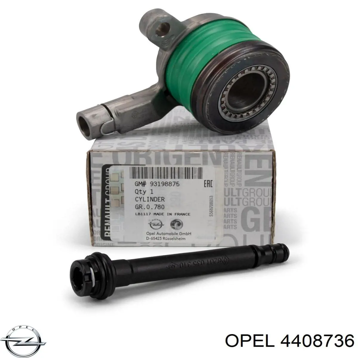Купить 4408736 Opel Трос ручного тормоза промежуточный