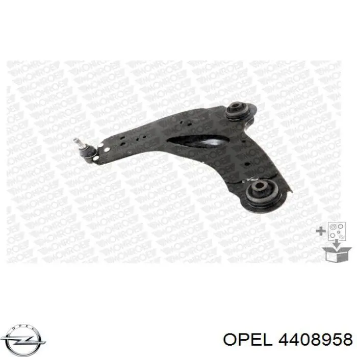 Рычаг передней подвески левый 4408958 Opel