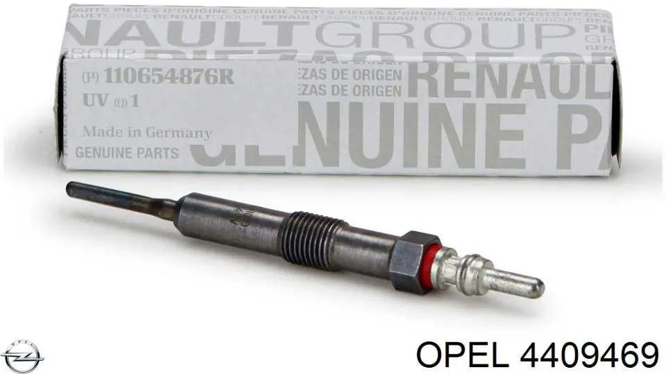 Свеча накала Opel 4409469