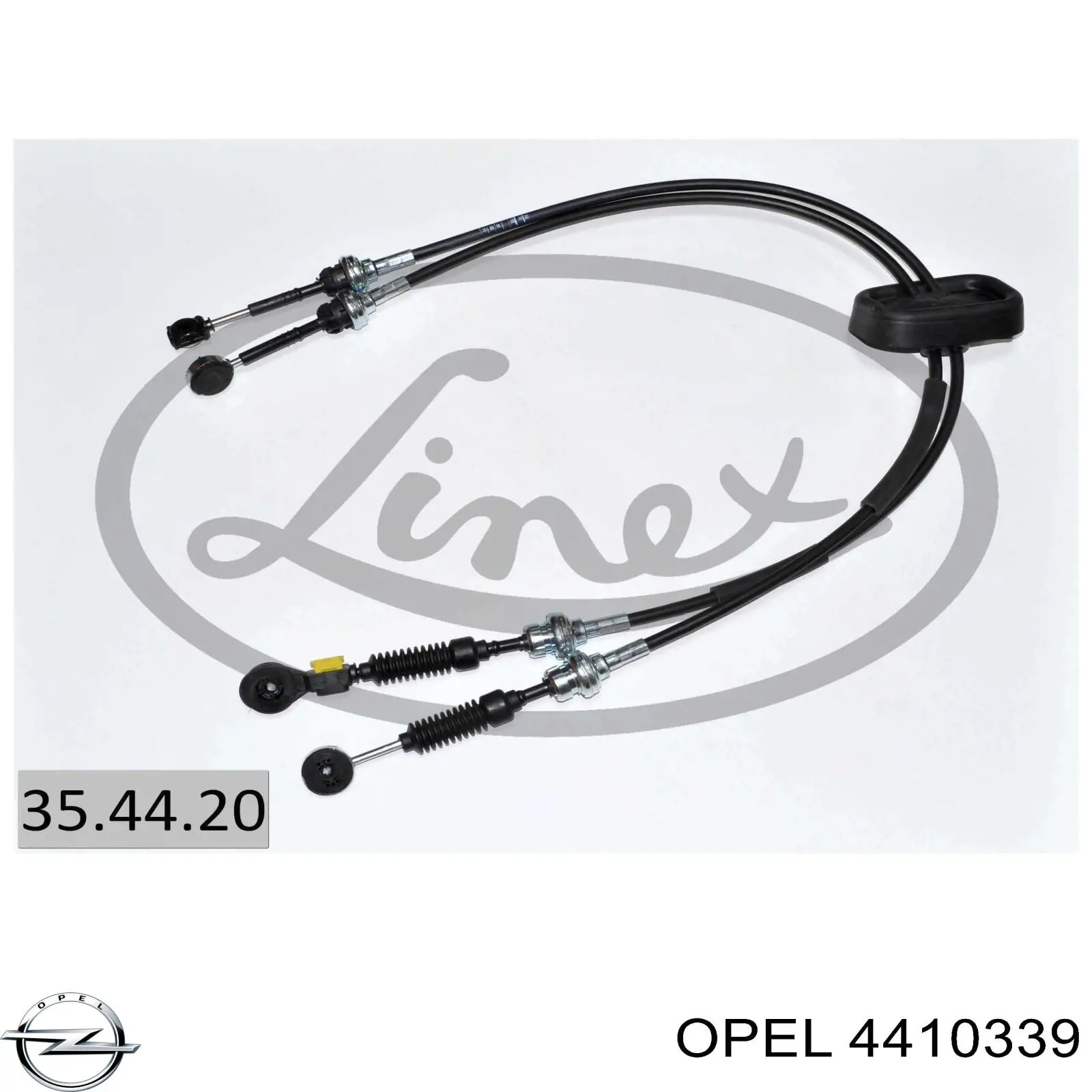 4410339 Opel трос переключения передач сдвоенный