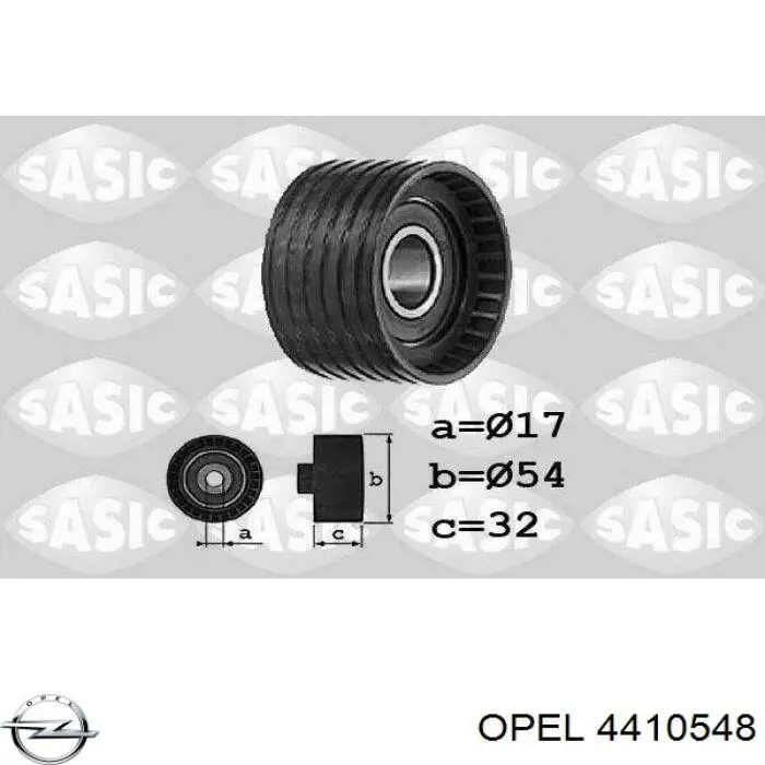 4410548 Opel Паразитный ведущий ролик