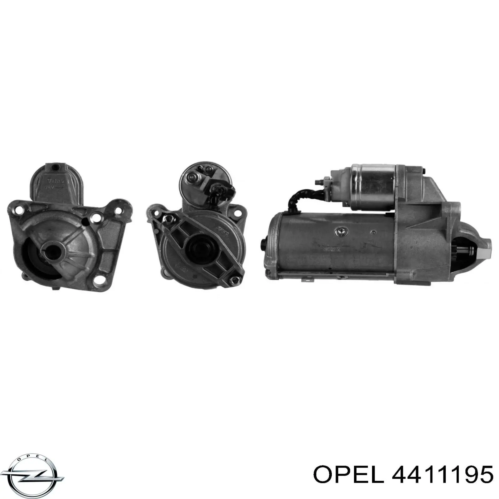 Стартер 4411195 Opel