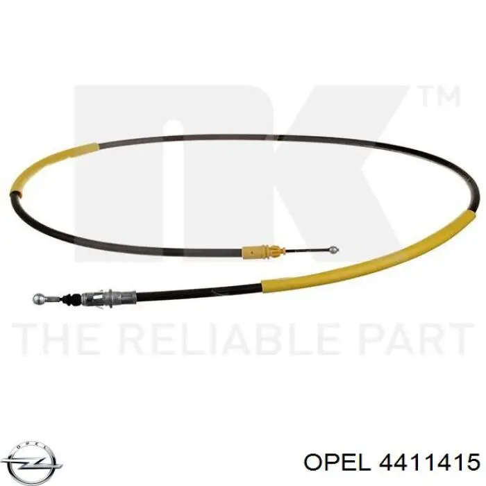 Купить 4411415 Opel Задний правый трос ручника