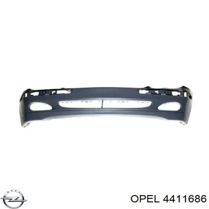 Передний бампер 4411686 Opel
