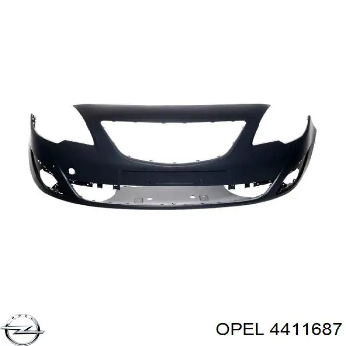 4411687 Opel передний бампер