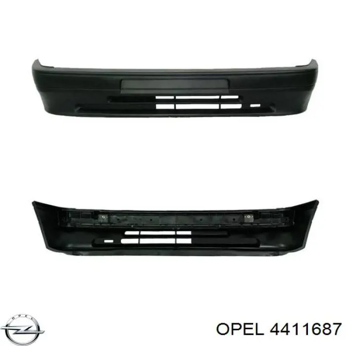 Купить 4411687 Opel Буфер (бампер) передний