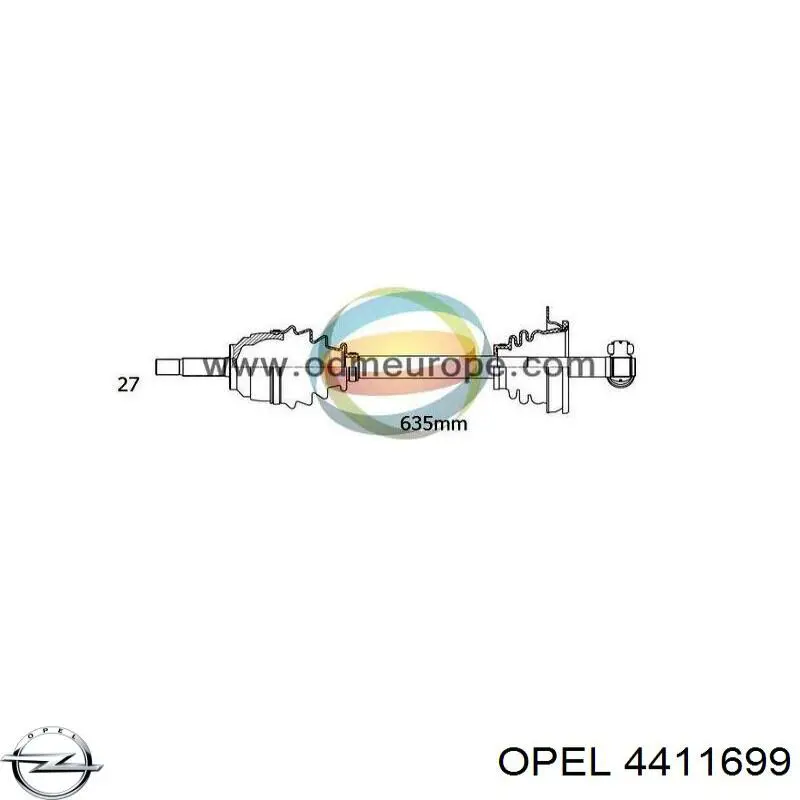 Привод передний левый Renault (RVI) 93850891 цена, от 68.08 USD