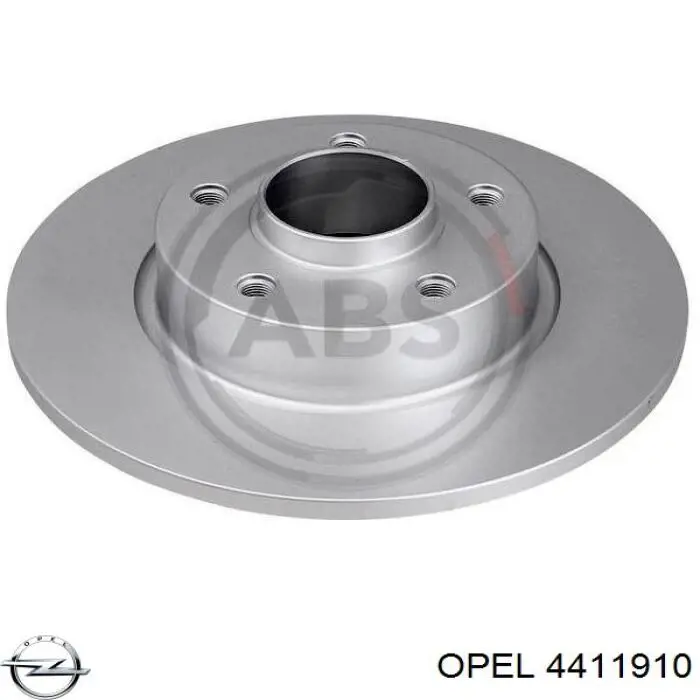 Тормозные диски 4411910 Opel