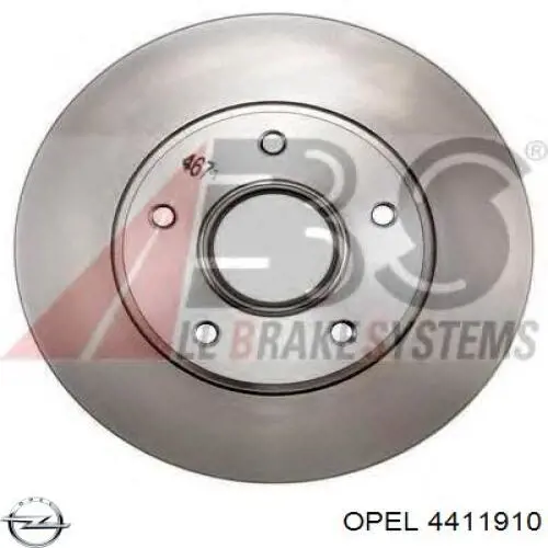 4411910 Opel тормозные диски