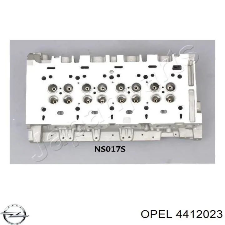 4412023 Opel головка блока цилиндров (гбц)