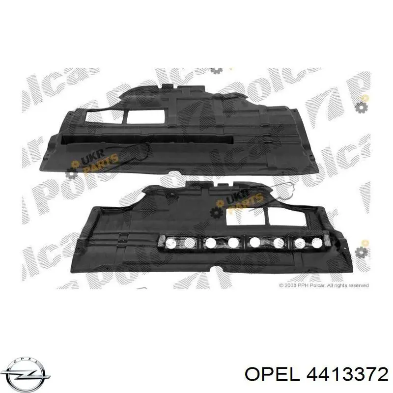 4413372 Opel proteção de motor, de panela (da seção de motor)