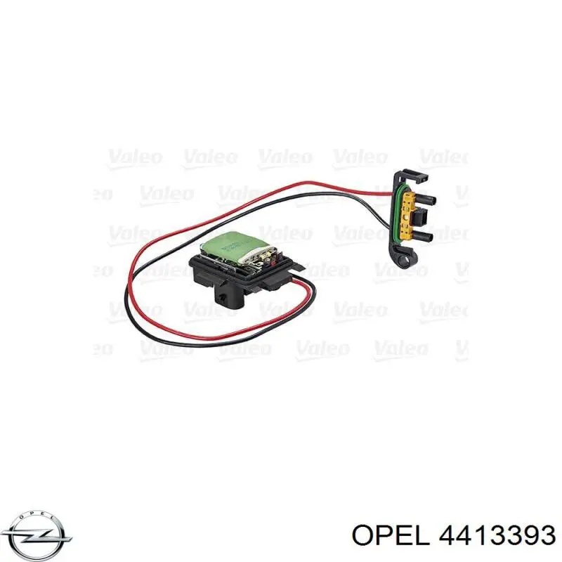 Купить 4413393 Opel Регулятор оборотов вентилятора печки