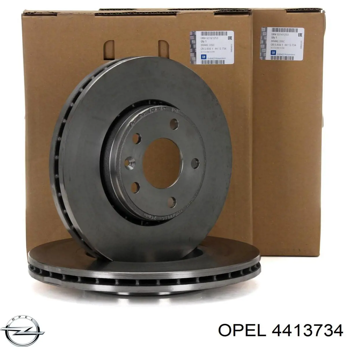 4413734 Opel диск тормозной передний