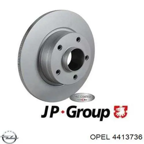 Тормозные диски 4413736 Opel